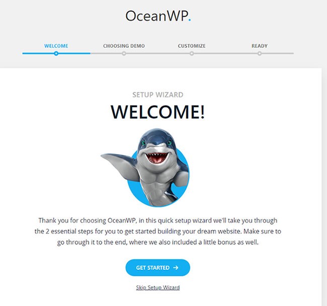 oceanwp theme