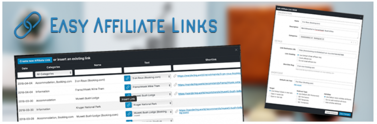 Easy Affiliate Links plugin