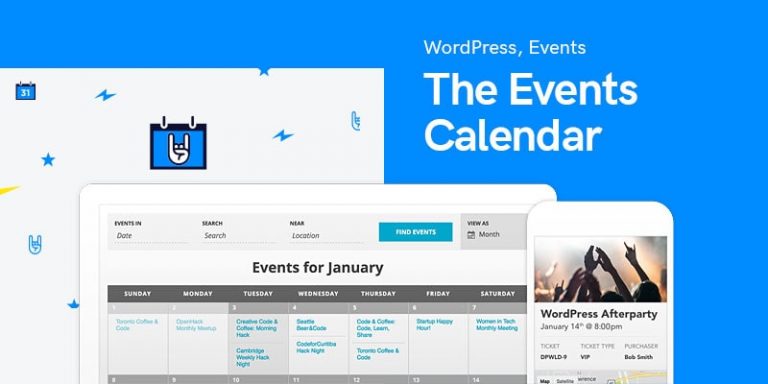 The Events Calendar plugin