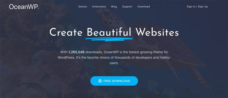 oceanwp wordpress theme