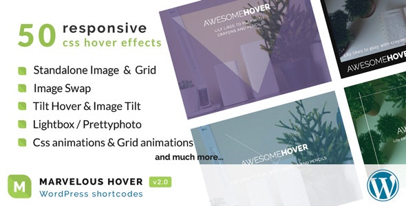 Marvelous Hover Effects wordpress plugin