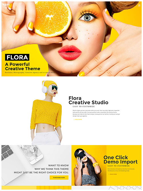 flora wordpress theme